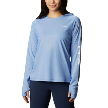 Columbia Hoodie Dames, PFG Tidal Deflector Blauw, 38MKDLGVU